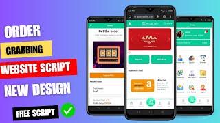 Make An Order Grabbing Website By Using Free Php Script || Order Grabbing Website Free Script