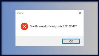 ShellExecuteEx Failed Code 3221225477