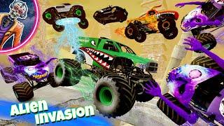 Monster Jam INSANE Alien Invasion Adventure #2 | Racing, Freestyle, and High Speed Jumps