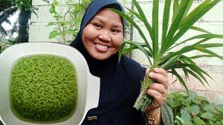 cara buat cendol mudah  by kak nur@ tip guna daun cendol