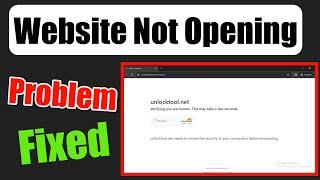 Unlock Tool Website Not Opening | Verifying you are human | Problem fixed