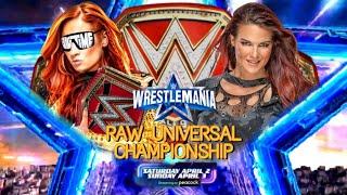 WR3D WRESTLEMANIA 38 || BECKY LYNCH VS LITA || RAW UNIVERSAL CHAMPIONSHIP ||