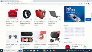 Best free Store ecommerce blogger template premium features | Masudur Studio