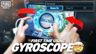 “If I fail to adapt, I will quit the game” //// FIRST TIME USING GYROSCOPE //// PUBG MOBILE