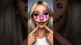 Halloween Filters pick my Makeup! 🫣 Viral Funny Makeup