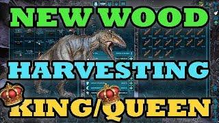 Ark Survival Evolved: New Wood Harvesting King/Queen