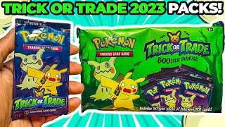 Pokemon Halloween Trick or Trade 2023 BOOster Pack Bundle OPENING!