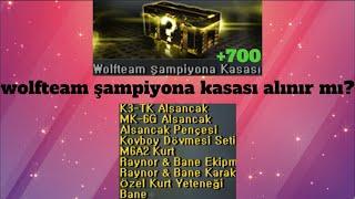 wolfteam şampiyona kasası alınır mı? 700 adet açtım! güçlü kullanıcı ve takla için birebir :o