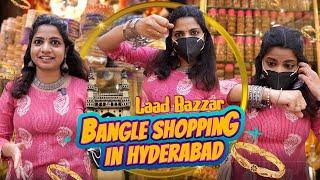 Hyderabad Street Shopping | Bangle Shopping in Charminar  | Hyderabad Series ️ | Raghavi Vlogs