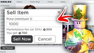 How To Sell Items On Roblox - Full Guide