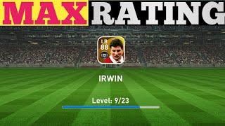 irwin max level pes 2021