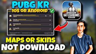 Pubg kr map & skins not download problem solved | how to download pubg kr resources pack