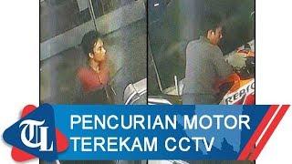 Pencurian Motor Terekam CCTV | Tribun Lampung News Video