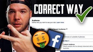 Correct Way — More $$$ w/ these Special FB Custom Audiences