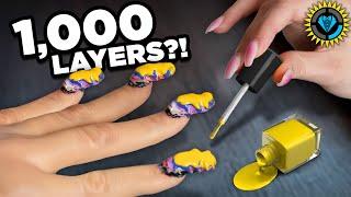 I Tried the 1,000 Layer Nail Polish Challenge | Style Theory