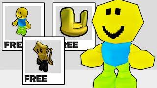 GET 99+ FREE GOLDEN ROBLOX ITEMS!  COMPILATION [2024]