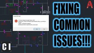 Fixing AutoCAD's Most Common Issues in ~10 Minutes!