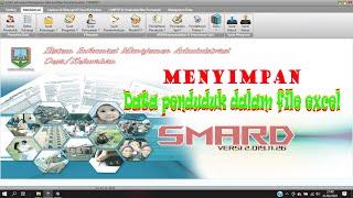 Membuat Daftar Penduduk dari SMARD DESA ke EXCEL