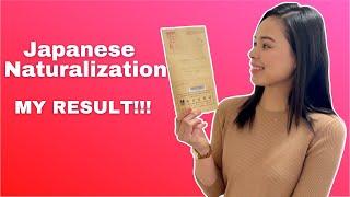 My Japanese journey | MY RESULT | Japanese naturalization