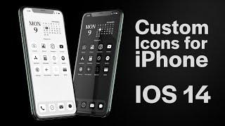 Fully Customize iPhone with IOS 14 Icons | Stark Icons Minimalist Pack