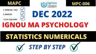 |Ignou ma psychology  statistics question paper dec 22||mpc-006  statistics question paper|