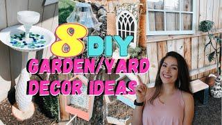 QUICK & SIMPLE DIY BACKYARD DECOR | GARDEN AND YARD DECOR IDEAS