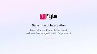 Fyle | 2-way Integration with Sage Intacct