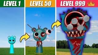 Sky Blue Sprunki  Evolution | SPORE