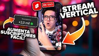 COMO HACER STREAM VERTICAL EN YOUTUBE 2024 METODO FACIL Y METODO MULTISTREAM | Tutorial | UrbVic