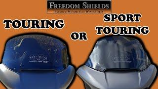 FREEDOM SHIELDS WINDSHIELD | SPORT Touring Style | ROAD GLIDE
