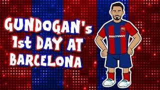 GUNDOGAN'S FIRST DAY AT FC BARCELONA!