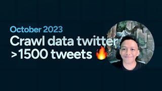 Cara crawl data twitter lebih dari 1500 tweets - 18 Oct