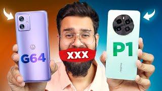 realme P1 5G vs Moto G64 5G *Full Comparison*  Best Phone Under 15K? 