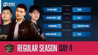 2024 NACT Spring Regular Season Day 4 | Mobile Legends: Bang Bang