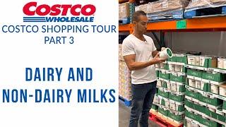 Costco grocery tour by a doctor part 3 - dairy and non-dairy milks