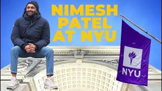 Nimesh Patel Explores NYU Campus