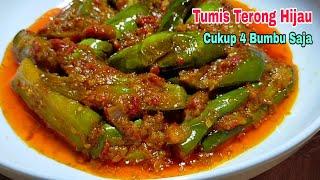 Tumisan Super Simple Cukup 4 Bumbu Saja Cocok Untuk Menu Buka Puasa, Tumis Terong Hijau