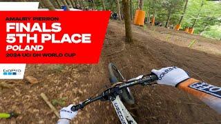 GoPro:  Amaury Pierron is Back! 5th Place in Poland - '24 UCI Downhill MTB World Cup