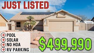 Single-Story Home for Sale in Las Vegas | Just Listed $499,990, RV Parking, Pool, Solar