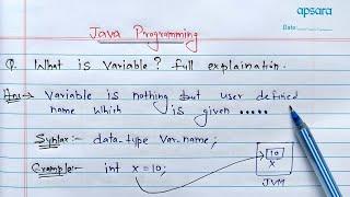 Variables in Java (Hindi) | What is variable? full Explanation with types