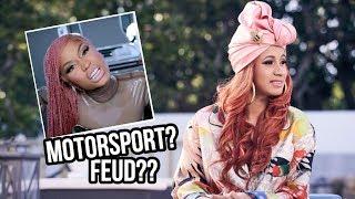 Cardi B Talks About Her Feud With Nicki Minaj is “Internet Made-Up” & the Motorsport Video