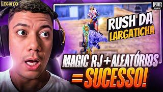 MAGIC RJ COM ALEATÓRIOS É BOM DEMAIS  PUBG MOBILE REACT GAMEPLAY