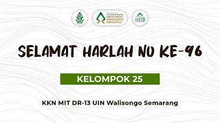 Ucapan Harlah NU ke-96  ||| KKN MIT DR 13 Kelompok 25