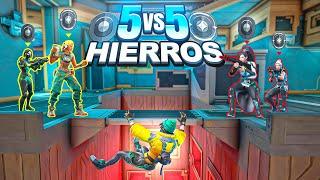 ¡5 HIERROS VS 5 HIERROS EN ABYSS! *EL NUEVO MAPA DE VALORANT*