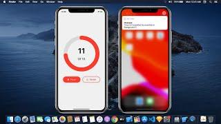 Custom Timer With Background Fetch Using SwiftUI - StopWatch Using SwiftUI - SwiftUI Tutorials