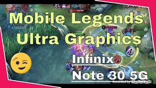 Infinix Note 30 5G Mobile Legends Ultra graphics Rank Game After 5 years 