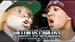 VILLUN VS CARLOSS | Don't Flop Rap Battle