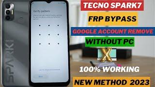 TECNO SPARK 7 FRP Bypass Android 11 | Gmail/Google Account Remove Tecno Spark7 | Tecno KF6j FRP 2023