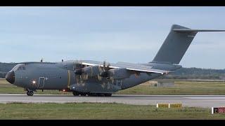 4K | "Rare!" | A400M - BELGIAN A.F. visit EDJA-Memmingen Airport | 09.2022