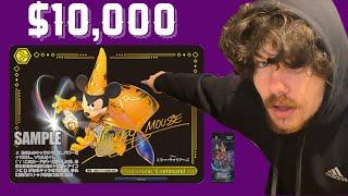 Opening a Disney Mirrorverse Booster Box (Chasing the SECRET $10,000 MICKY MOUSE CARD)